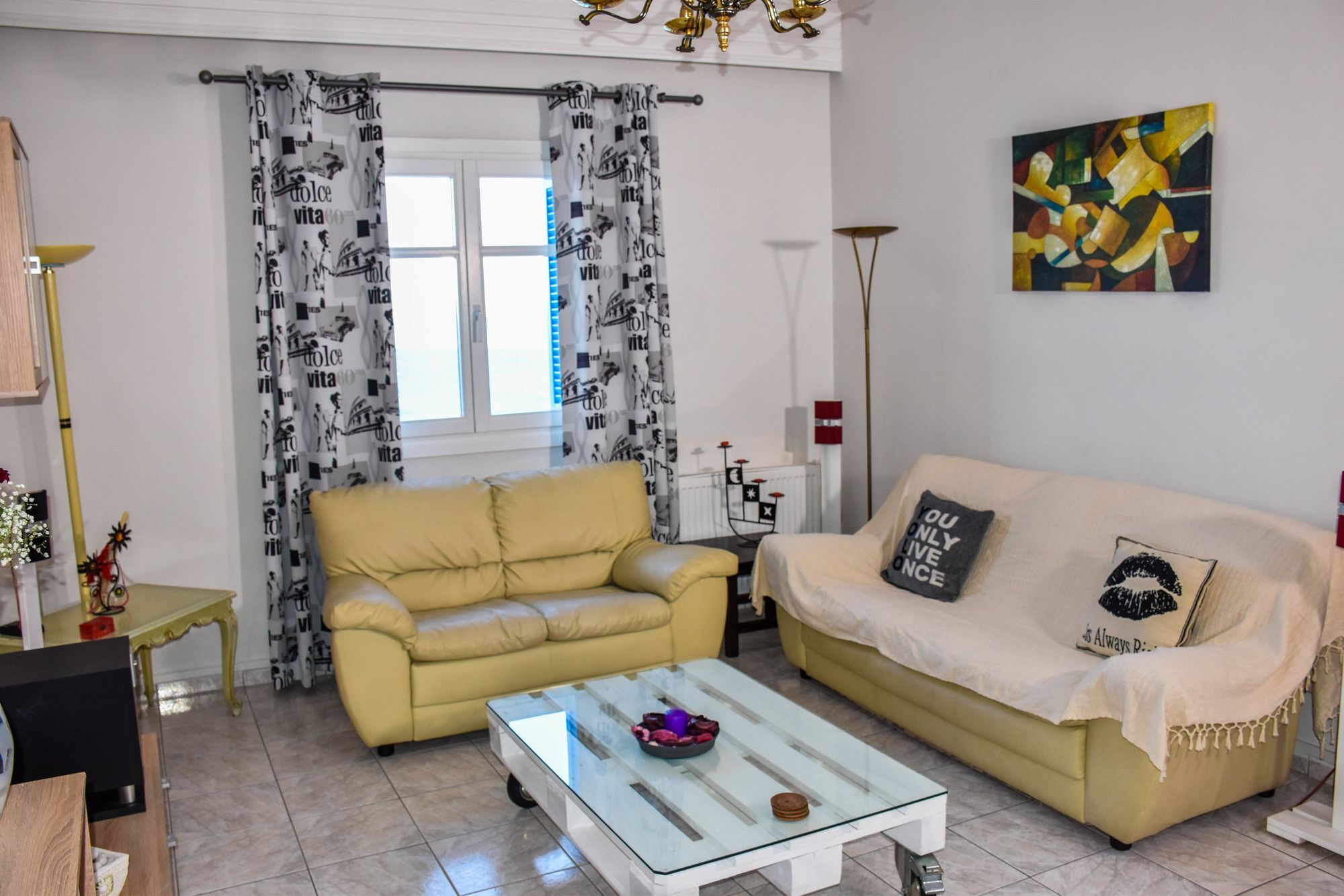 Aegean Sea View Villa Batsi  Luaran gambar